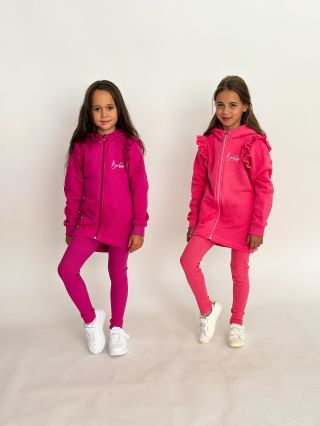 Na fotení sa dievčatká videli prvý raz a boli úžasné 🤩 Oblečené majú Amanda zateplený kabátik a legínky 🩷 #bubbe #autumn...