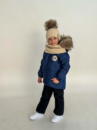 Zimná zateplená nepremokavá bunda DARK BLUE, otepľovačky, polar set ❄️❄️❄️ #bubbe #winter #winterwear #winteroutfit...